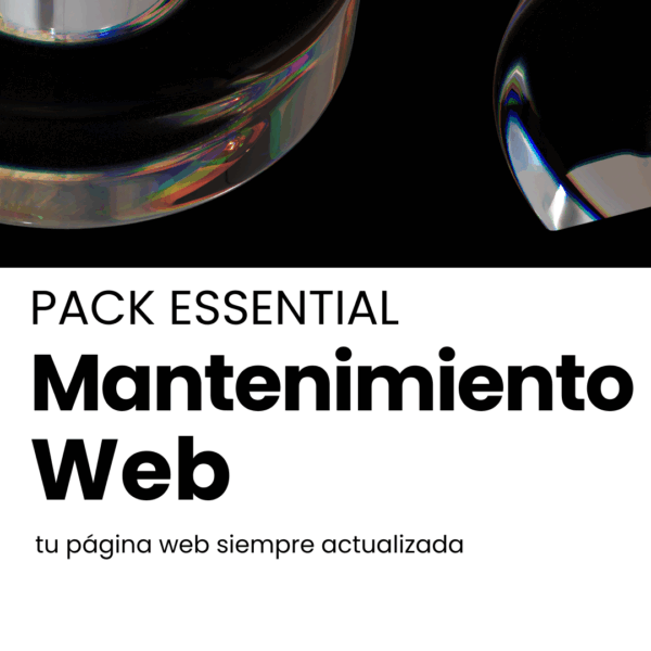 PACK ESSENTIAL – Mantenimiento Web