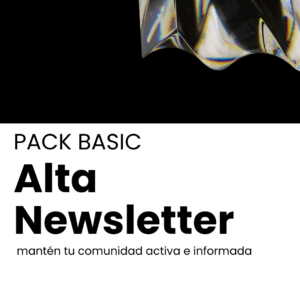 PACK BASIC – Alta Newsletter (E-mail Marketing)